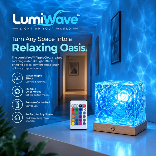 LumiWave™ RippleGlow LED Ambient Light