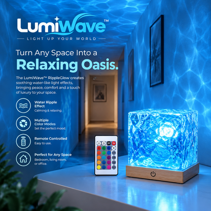 LumiWave™ RippleGlow LED Ambient Light