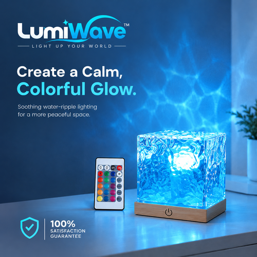 LumiWave™ RippleGlow LED Ambient Light